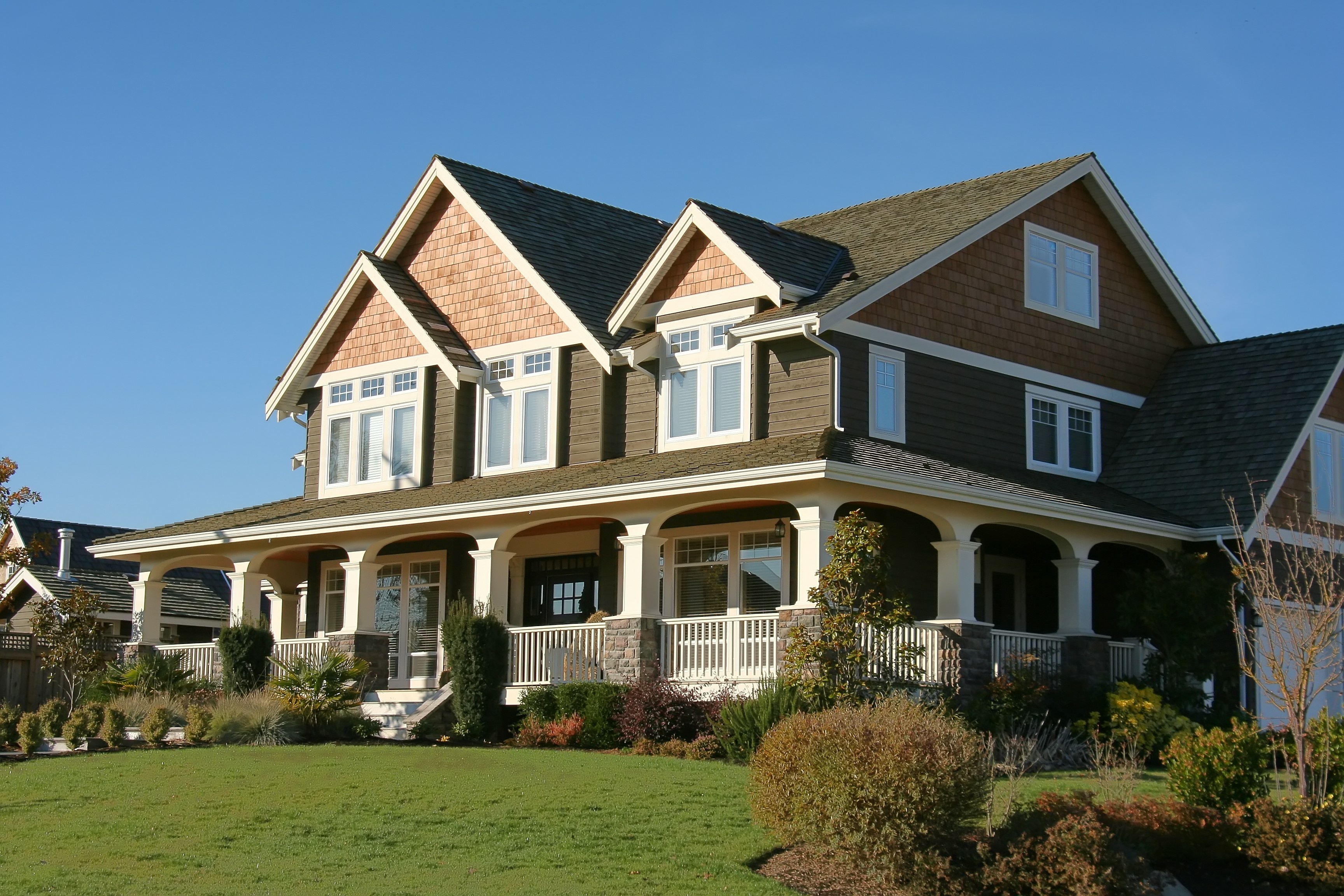 beautiful two story home in an upscale neighborhood