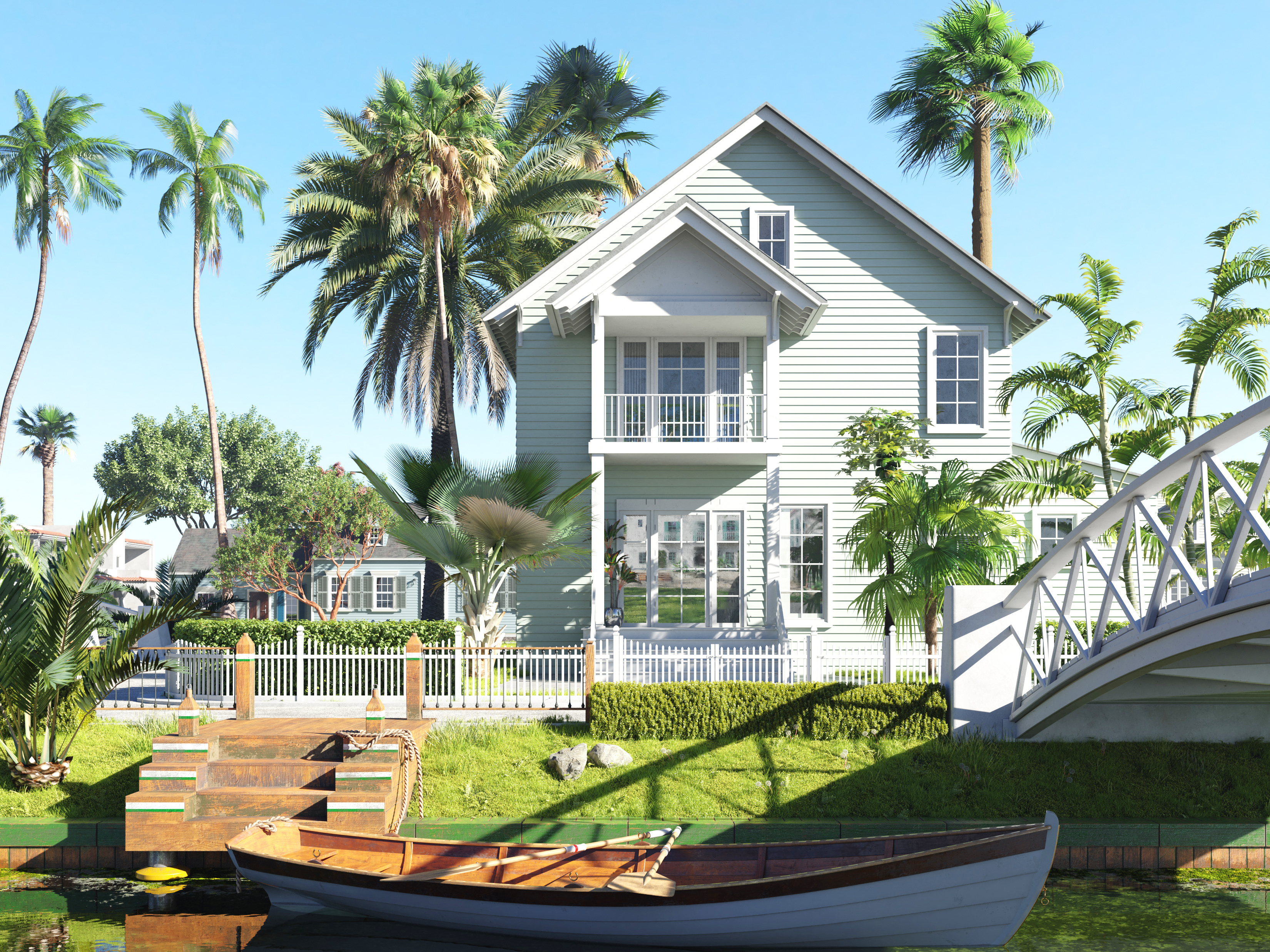 graphic of hand holding miniature house